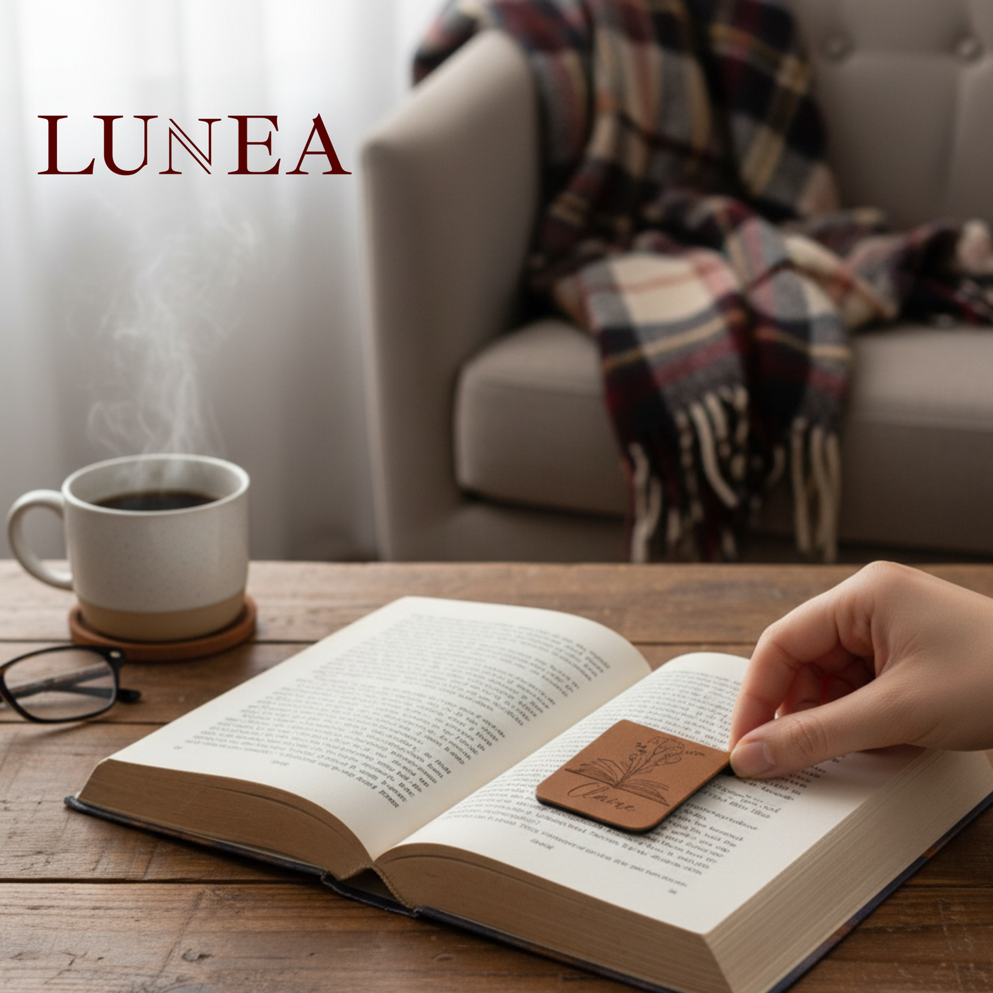 Lunea Personalised Magnetic Bookmark