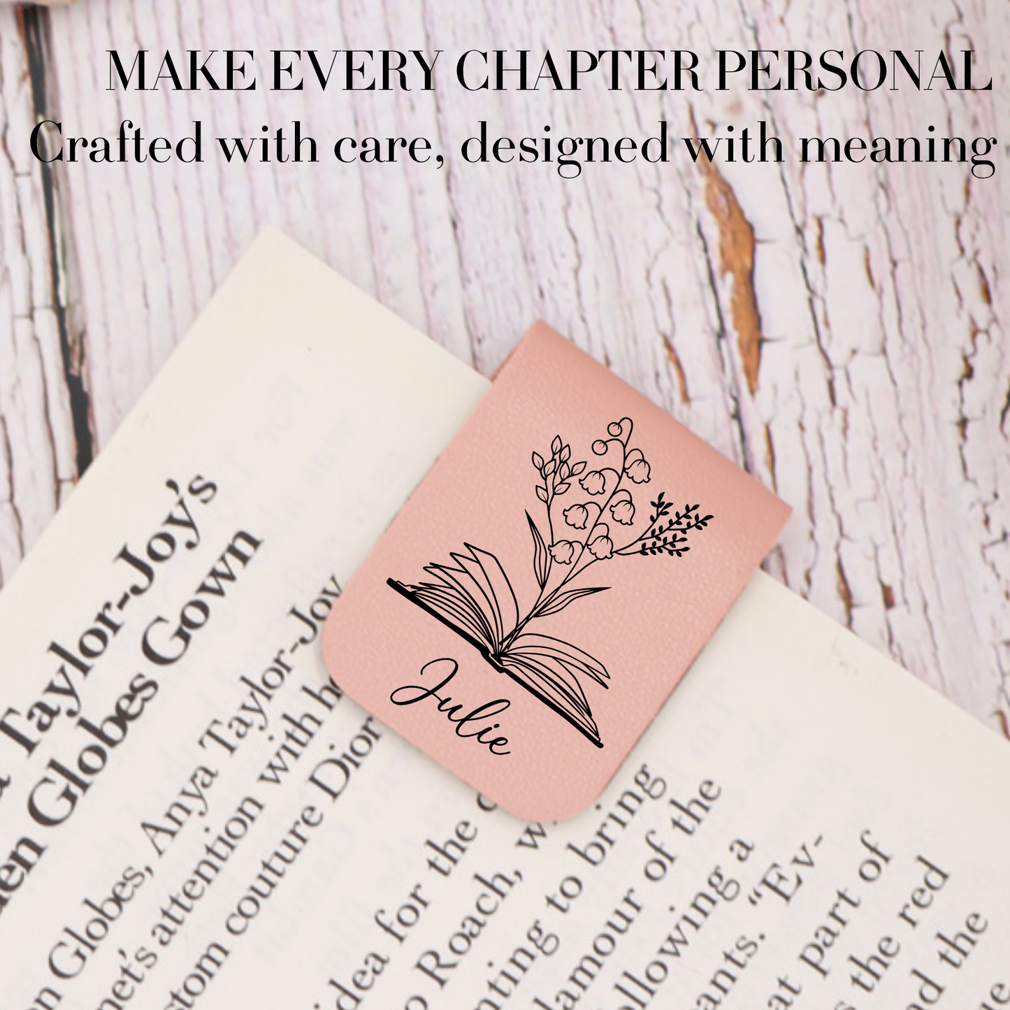 Lunea Personalised Magnetic Bookmark