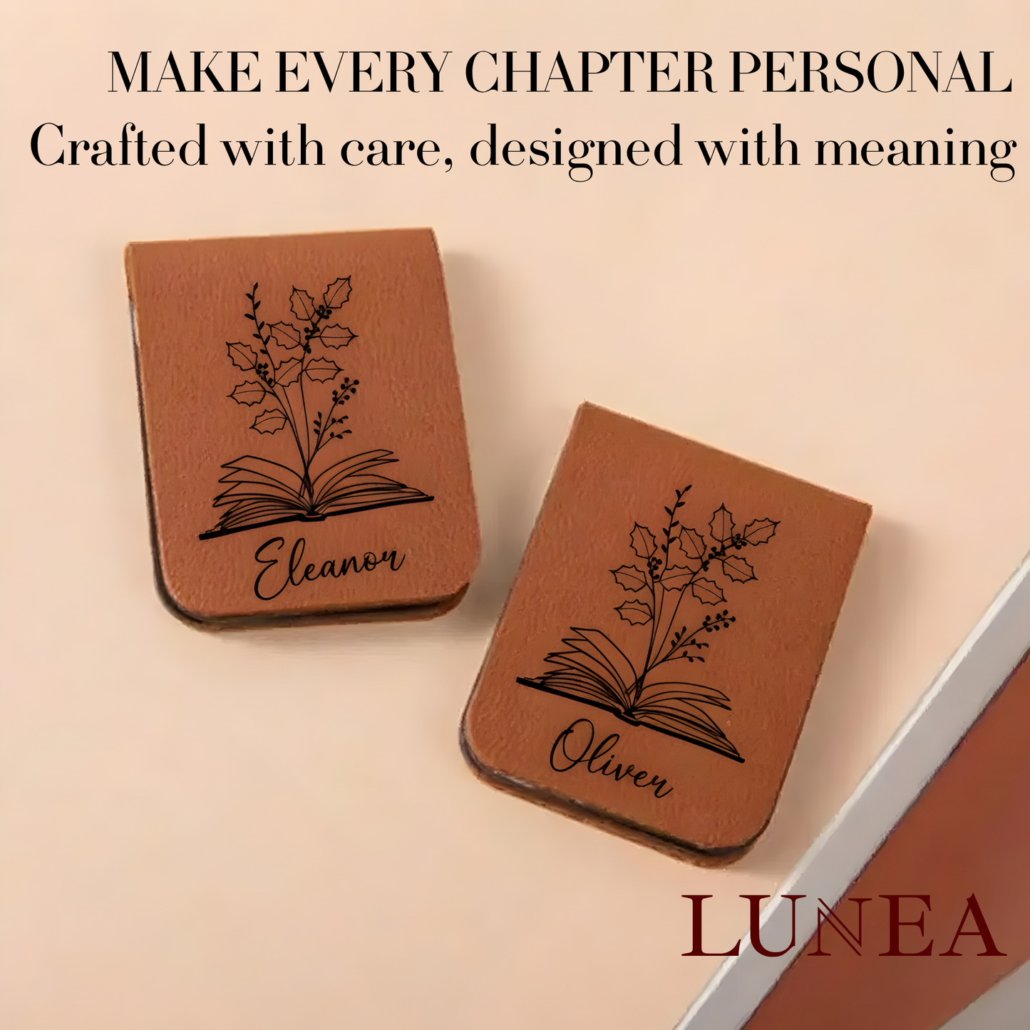 Lunea Personalised Magnetic Bookmark