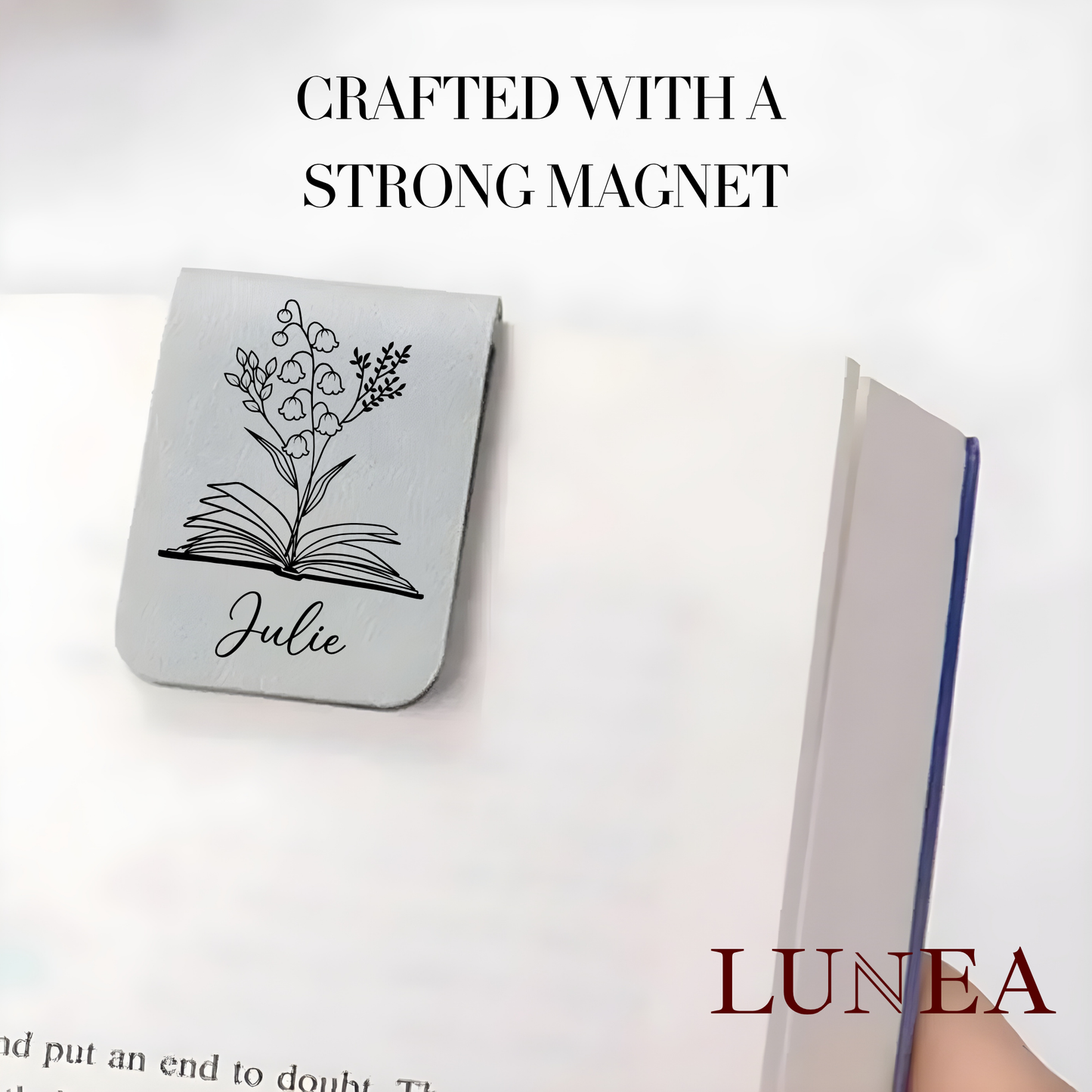 Lunea Personalised Magnetic Bookmark